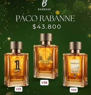 Set Paco Rabanne/ V33+V38+V42 100ml